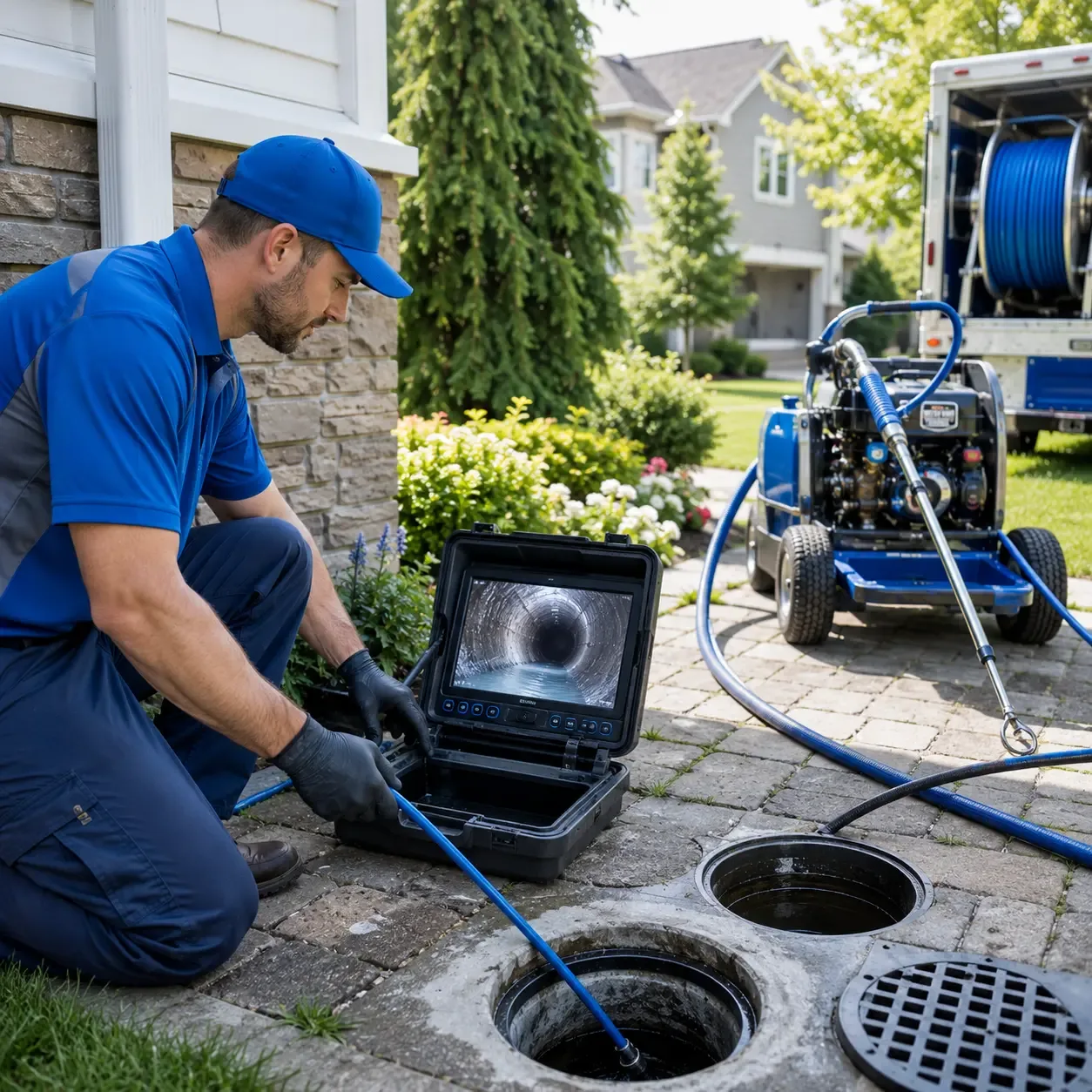 Outdoor drain cleaning professionals serving Halls, TN
